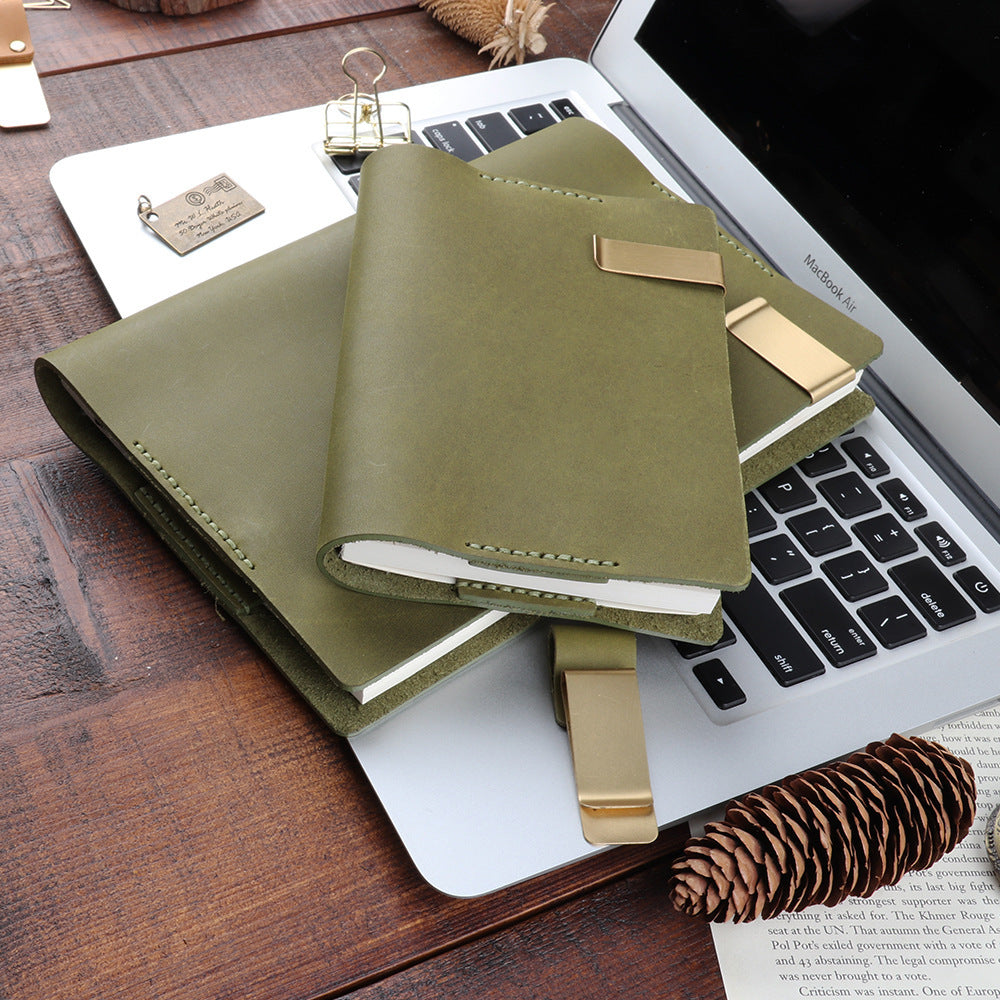 Wholesale Vintage Handmade Cowhide Bound Page Simple Notepad